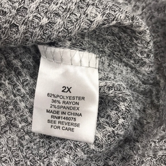 Sweet Romeo Cozy Thermal Pullover Top (Plus Size) - Picture 5 of 5